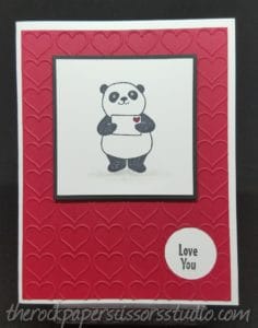 Party Pandas Valentine Card