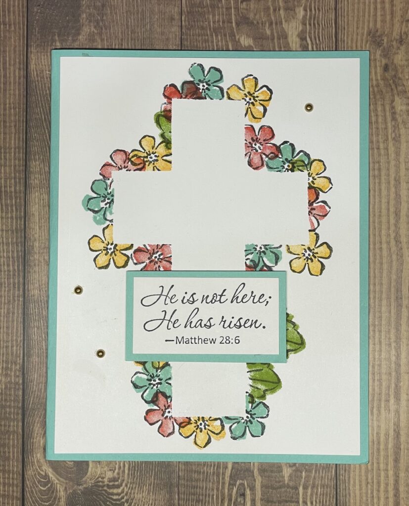 Simple Easter Cross Card